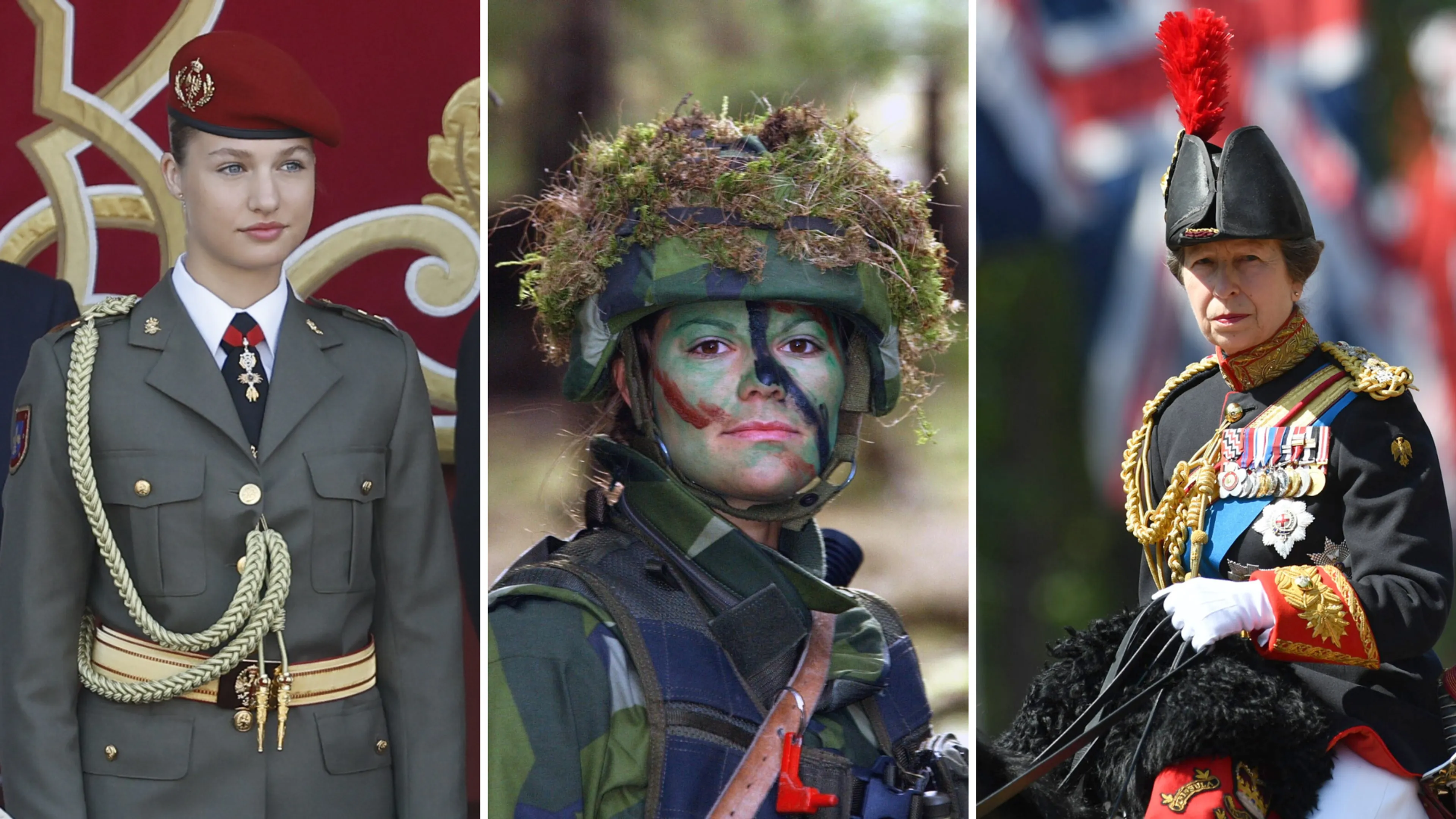 Zien! Vrouwelijke royals in uniform