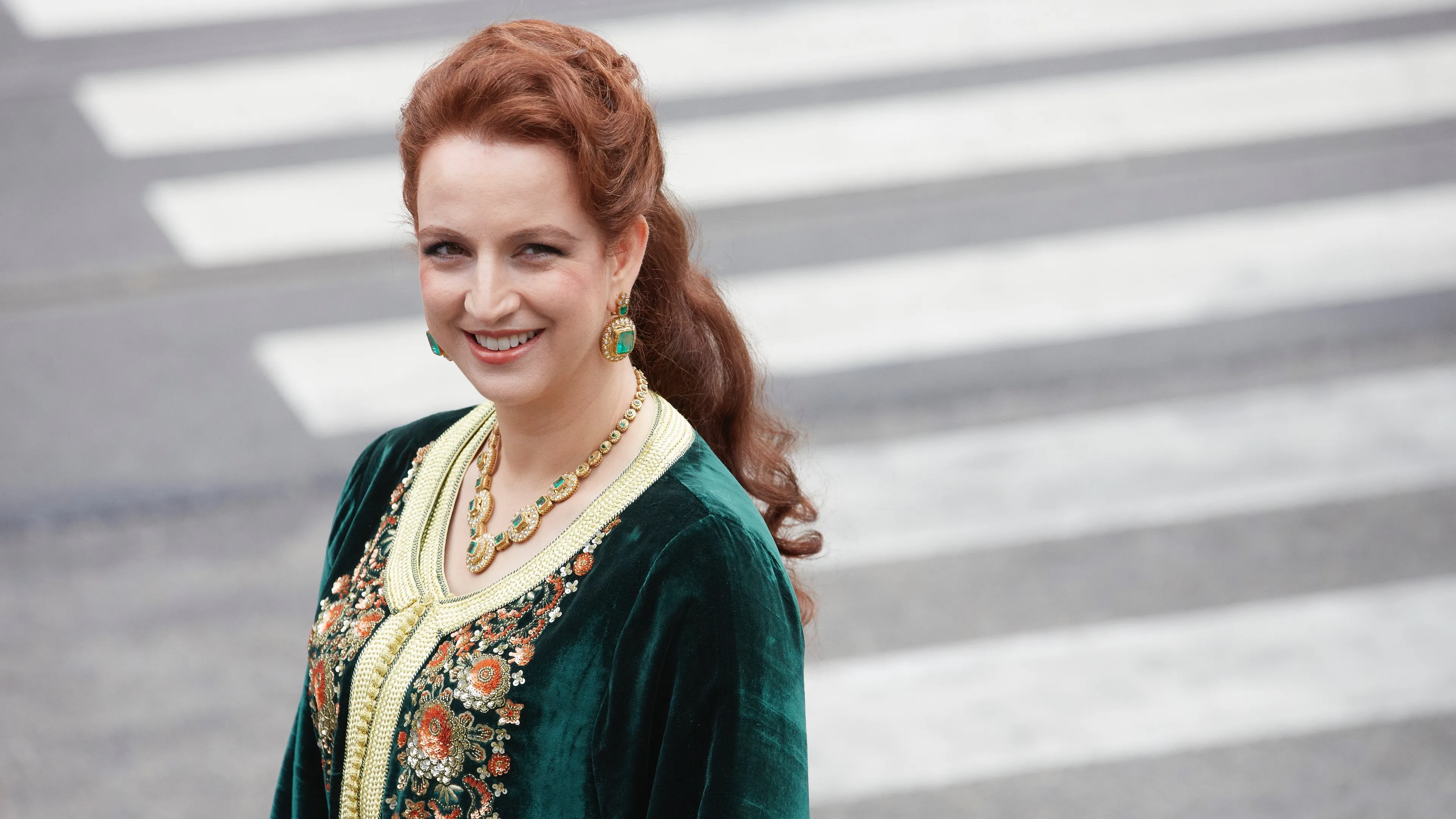 Lalla Salma voor het eerst in jaren weer in het openbaar gespot