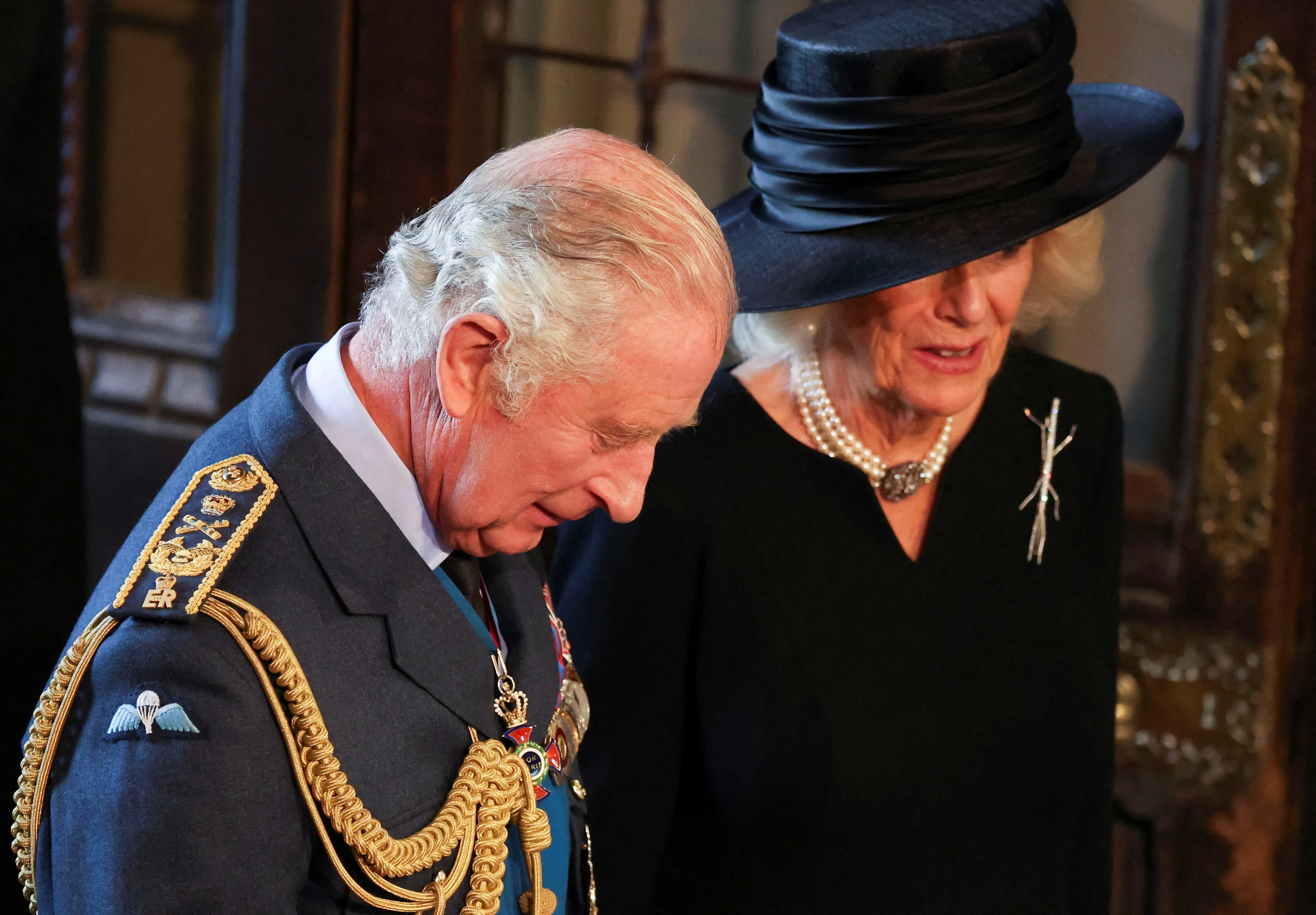 Koning Charles en koningin Camilla.