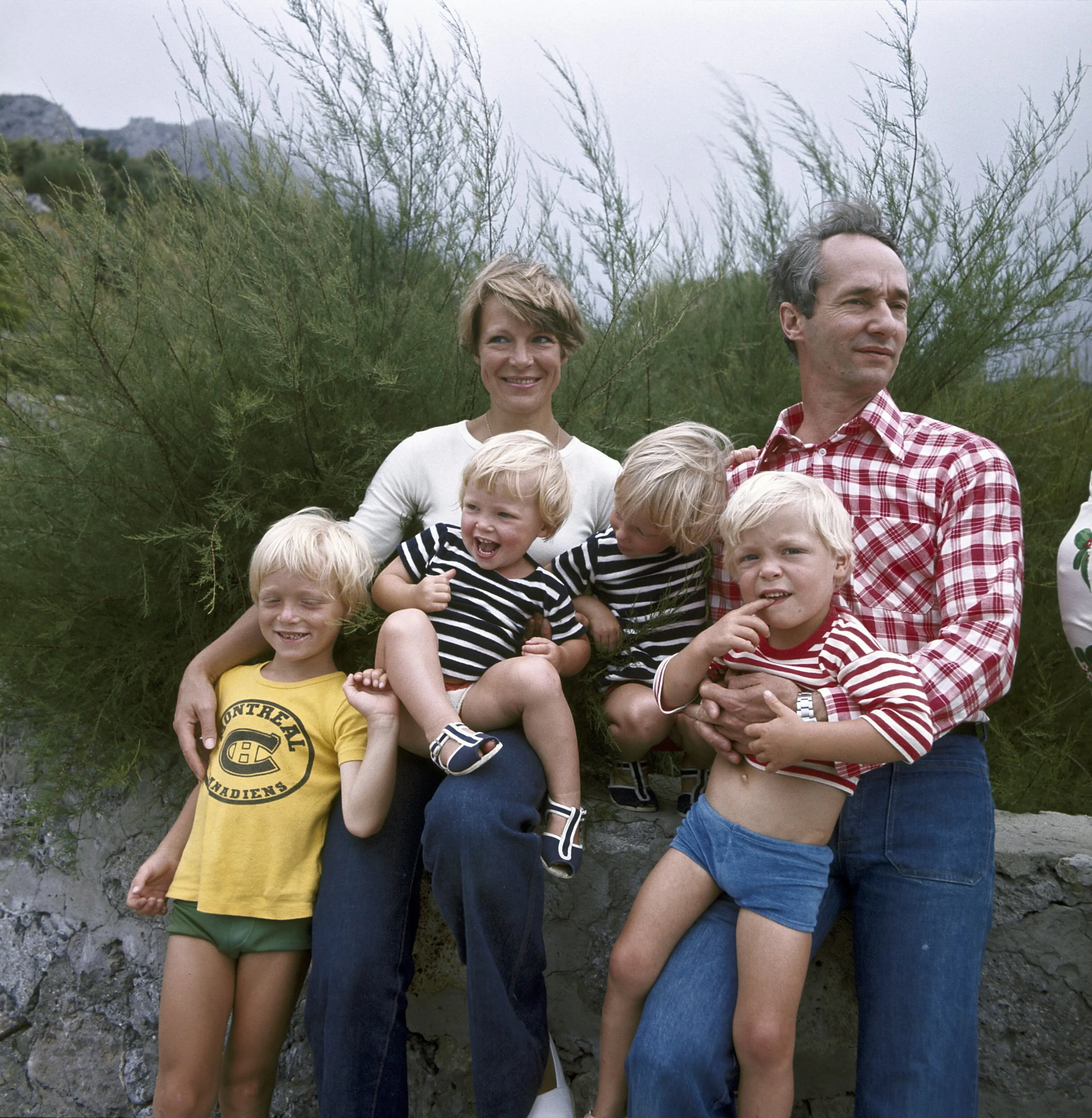 De kinderen van prinses Irene in hun jonge jaren