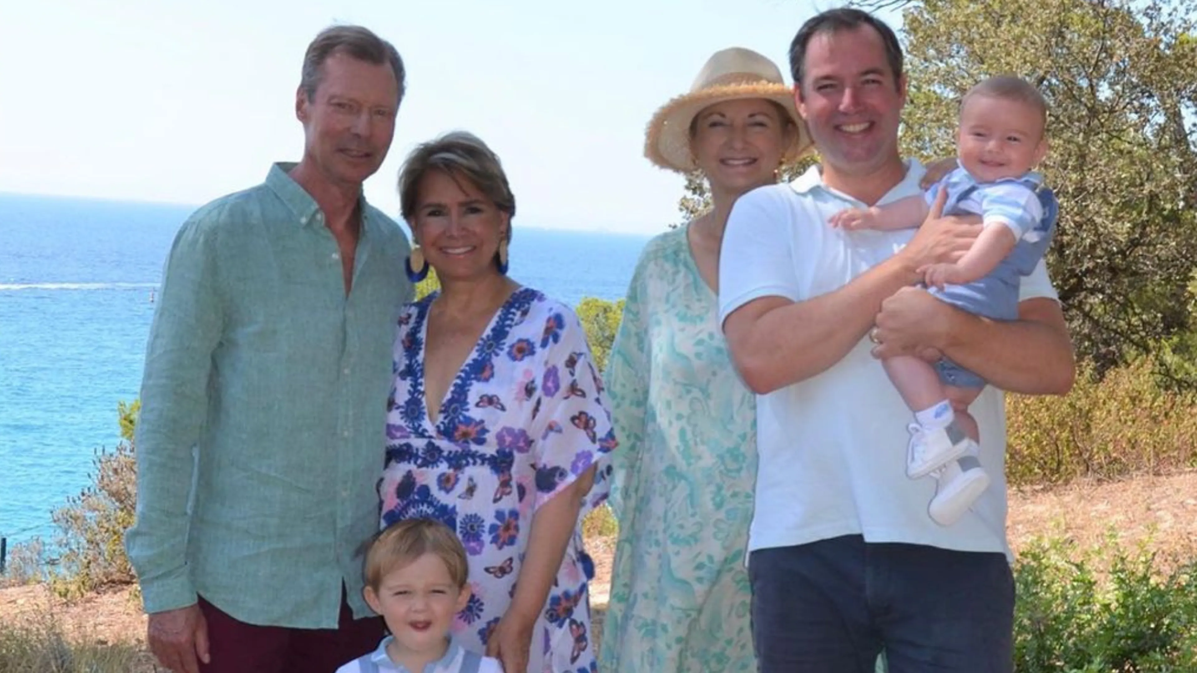 Luxemburgse royals vieren zomervakantie met hele familie