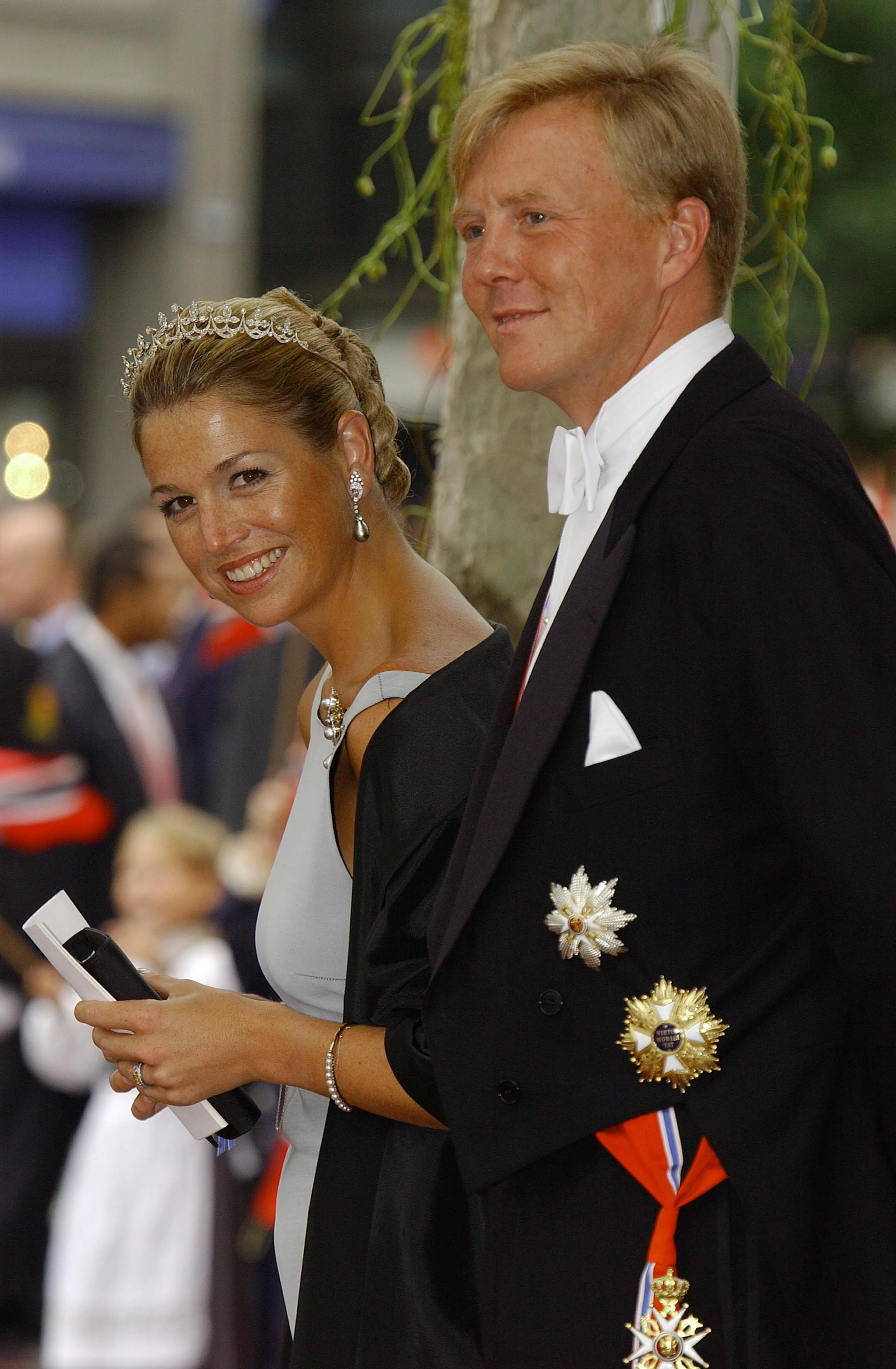 Het diadeem is ook zonder parels te dragen.