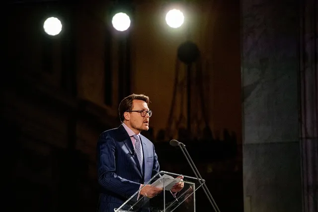 AMSTERDAM - Prins Constantijn tijdens de uitreiking van de Grote Prins Claus Prijs 2019 aan beeldend kunstenaar Kamala Ibrahim Ishag uit Soedan. ANP ROYAL IMAGES ROBIN UTRECHT.