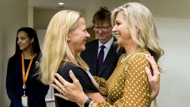 Koningin Máxima en prinses Mabel (2019).
