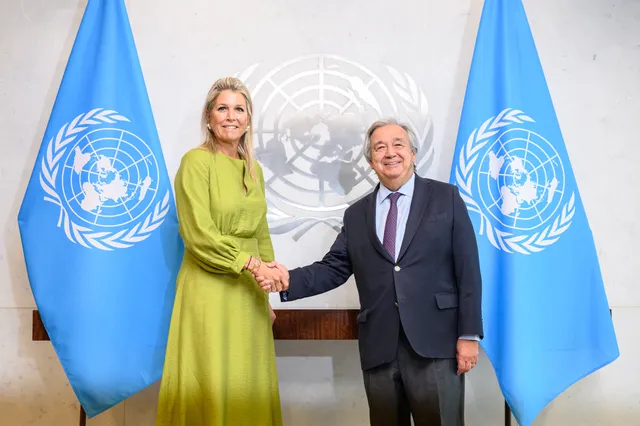 Koningin Máxima bezoekt de Verenigde Naties in New York.