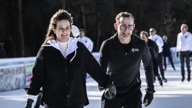 Prins Bernhard en prinses Annette tijdens de training voor de Hollandse 100.