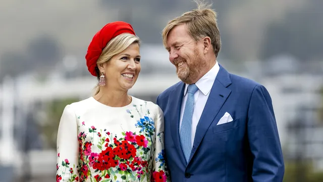 Koning Willem-Alexander met koningin Máxima.