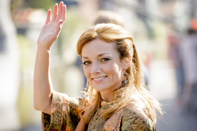 DE RIJP - De Koninklijke familie tijdens Koningsdag 2014. ANP ROYAL IMAGES ROBIN VAN LONKHUIJSEN.