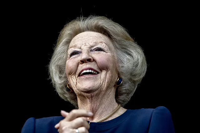 ROTTERDAM - Prinses Beatrix tijdens de Nations Cup springen op CHIO Rotterdam. Het hippische evenement vond voor de 72ste keer plaats in het Kralingse Bos. ANP ROBIN UTRECHT.