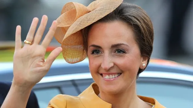 Een portretfoto van de vandaag 39 jaar oud geworden prinses Claire van Luxemburg.