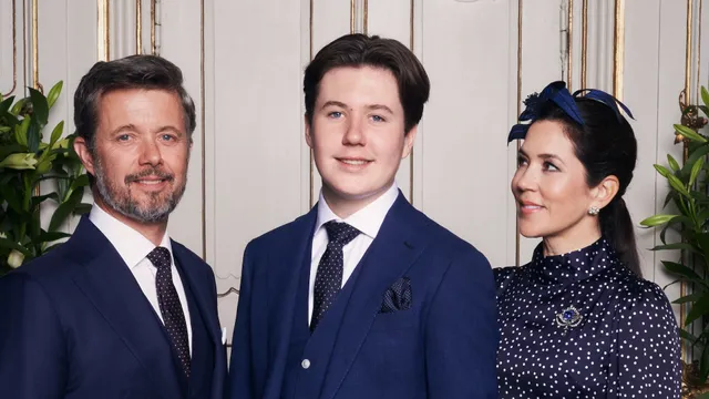 Christian met Frederik tijdens zijn confirmatie eerder dit jaar.