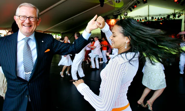Pieter van Vollenhoven in Den Bosch, Koninginnedag 2007.