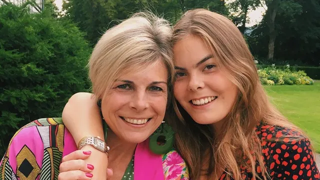 Laurentien met dochter Eloise.