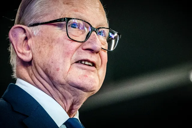 EINDHOVEN - Meester Pieter van Vollenhoven tijdens de opening van het vernieuwde DAF Museum in Eindhoven. Foto: Rob Engelaar / Hollandse Hoogte.