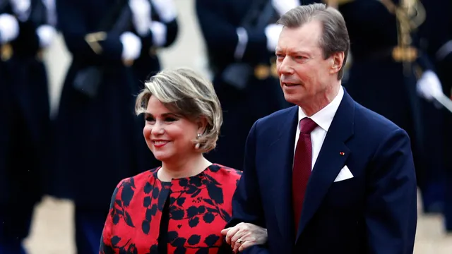 Groothertog Henri en groothertogin Maria Teresa.