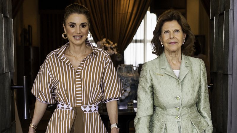 Koningin Rania blij met 'dierbare vriendin' Silvia