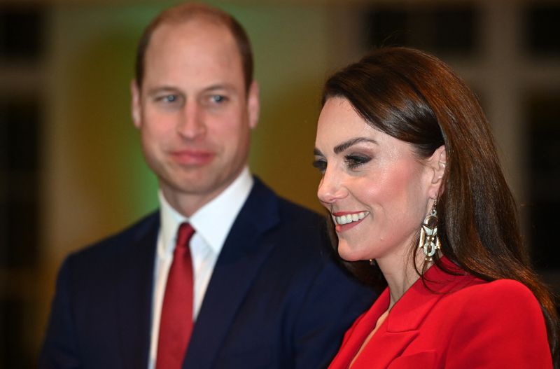 Prins William en Catherine bij precampagne-evenement BAFTA