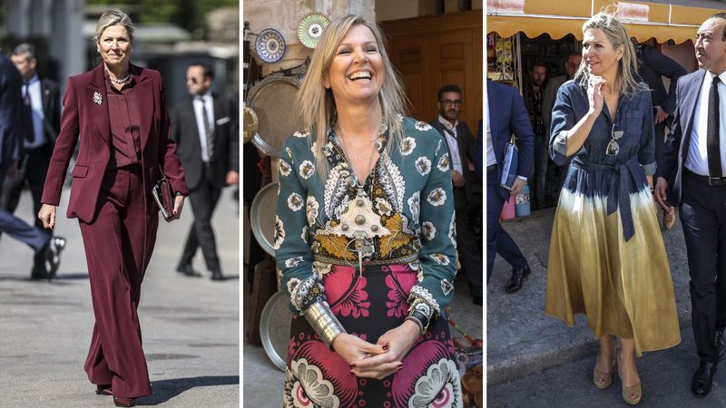 Mode overzicht: Máxima gekleed in Marokkaanse stijl