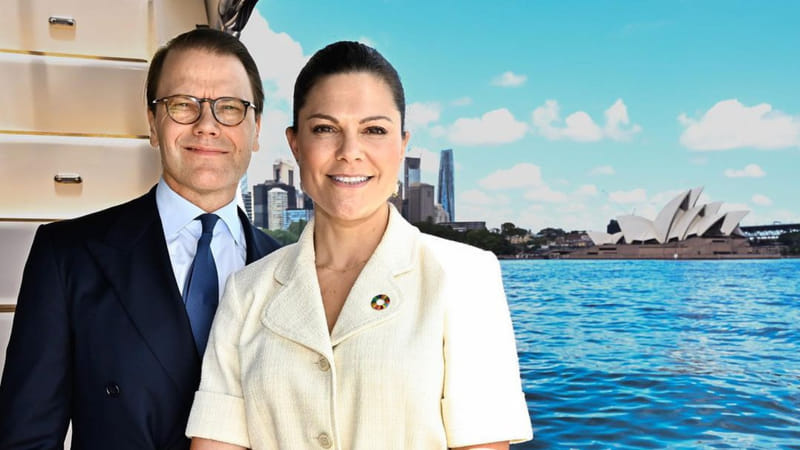 Foto's: Victoria en Daniel ontroerd tijdens bezoek aan Australië
