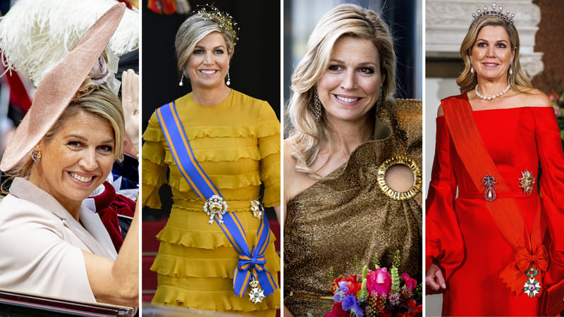 Deze opvallende outfits ontwierp Claes Iversen voor koningin Máxima