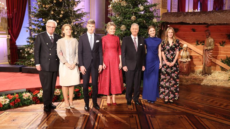 Belgische koninklijke familie incompleet bij kerstconcert