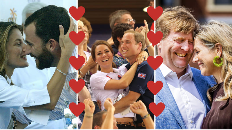 Love is in the air! De leukste koninklijke liefdeskiekjes