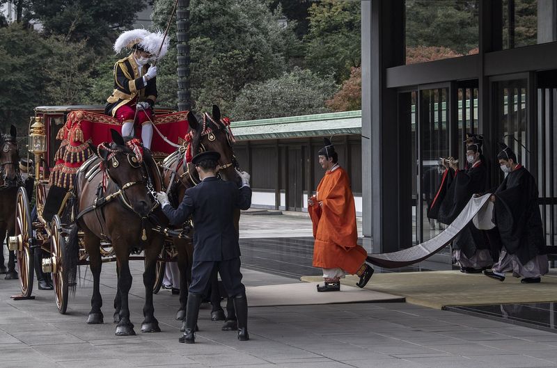 Japanse keizer houdt officiële audiëntie voor kroonprins