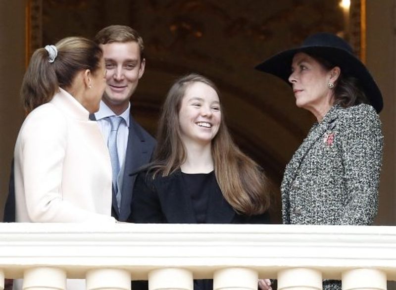 Prinses Alexandra van Monaco naar Jeugd Spelen