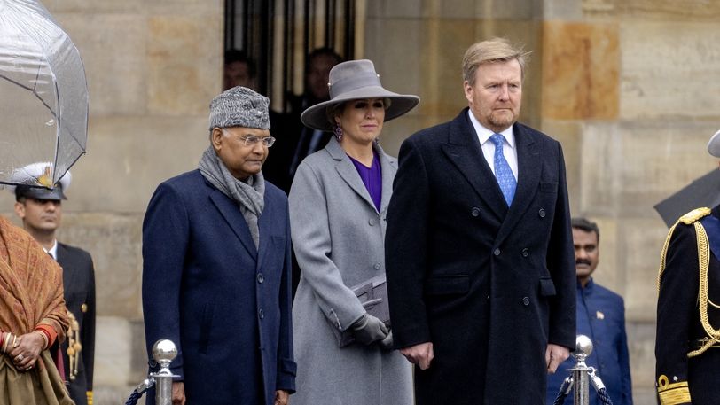 Koningspaar ontvangt president India voor tweedaags staatsbezoek