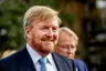 ROTTERDAM - Koning Willem-Alexander woont de opening bij van het Floating Office Rotterdam van het Global Center on Adaptation (GCA). Dit volledig energieneutraal en zelfvoorzienend hoofdkantoor van het GCA ligt afgemeerd in de Rijnhaven. ANP ROYAL IMAGES ROBIN UTRECHT