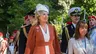 Foto's: Máxima start staatsbezoek Griekenland met Griekse mode