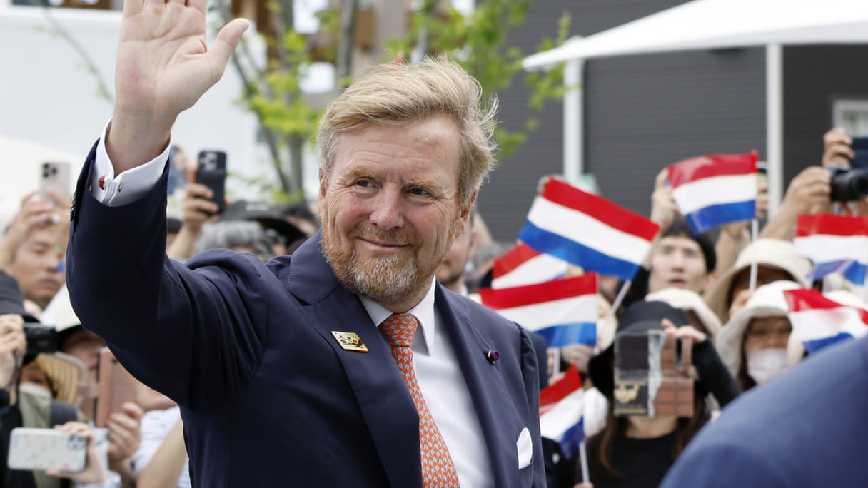 Koning Willem-Alexander ontmoet déze Japanse prinses in Osaka