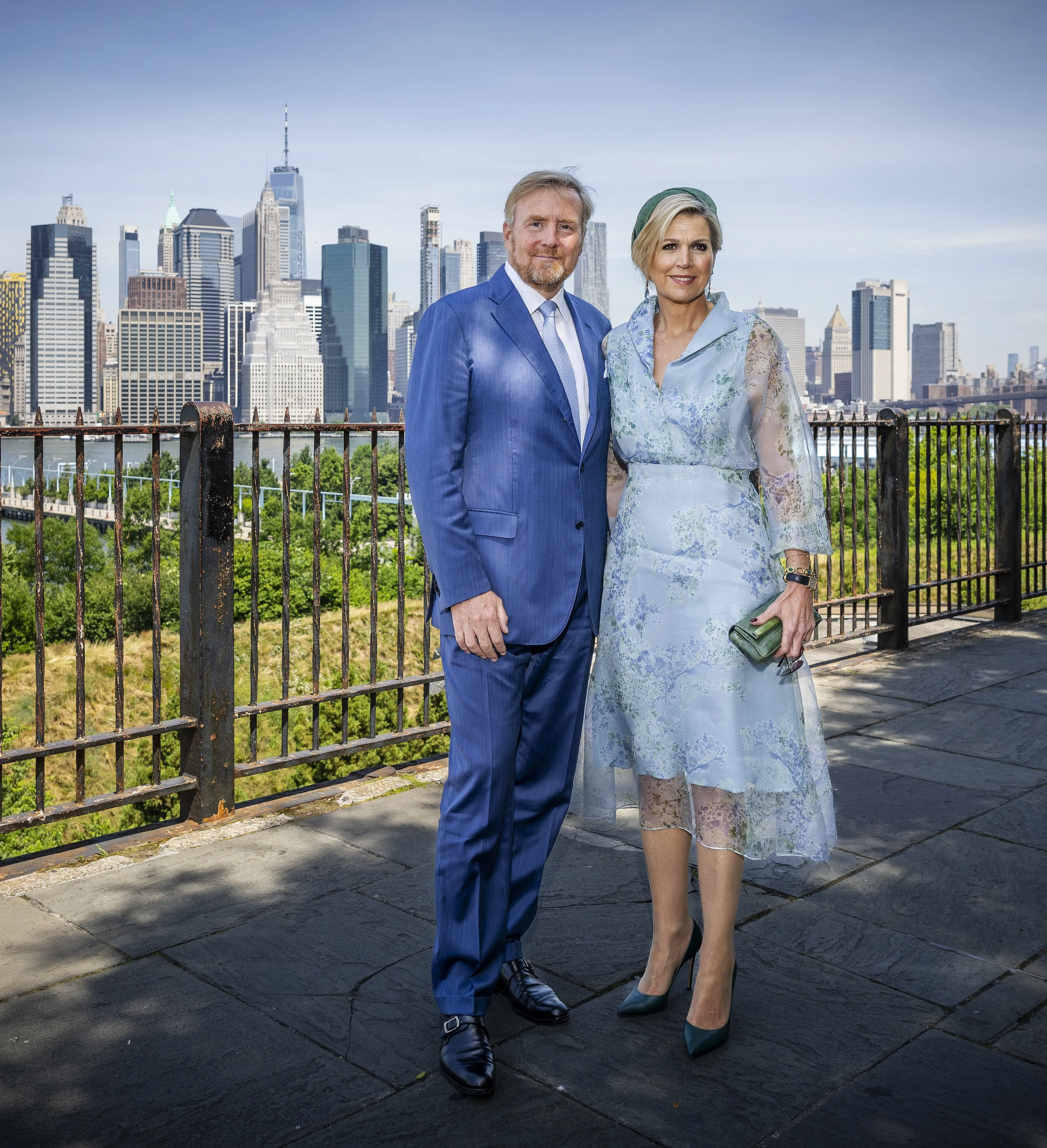 Het koningspaar in New York (2024).